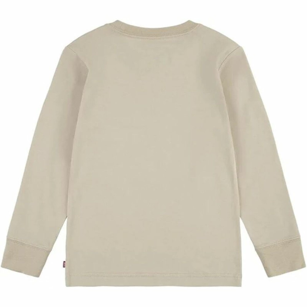 T-shirt à manches longues enfant Levi's Lvb L/S Batwing Beige