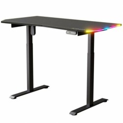 Desk Gaming Forgeon Battleground Black 140 x 70 x 75 cm