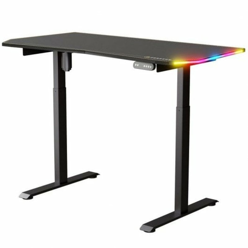 Desk Gaming Forgeon Battleground Black 140 x 70 x 75 cm