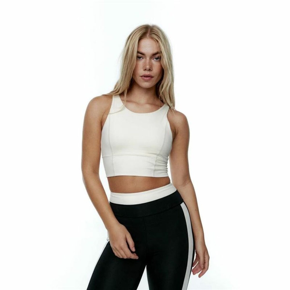 Women’s Sports Top Black Limba Diardi Cream