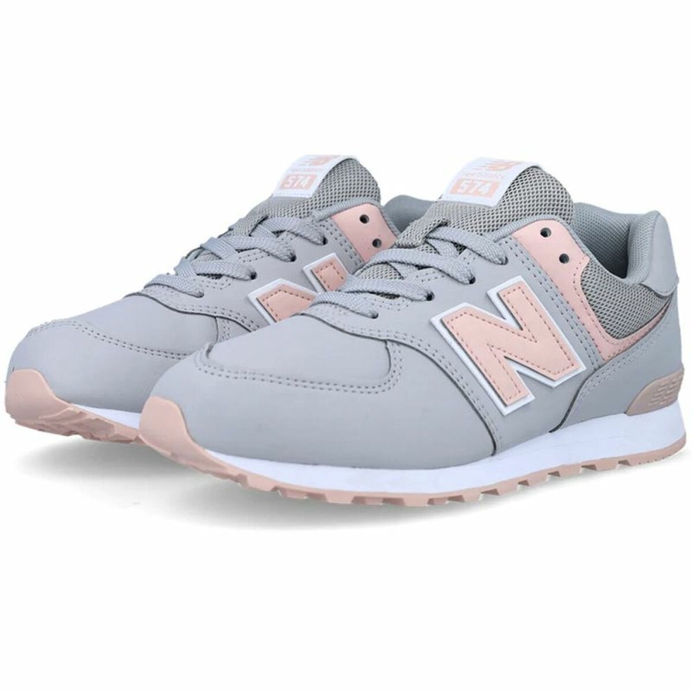 Casual Damenturnschuh New Balance 574 Grau Rosa