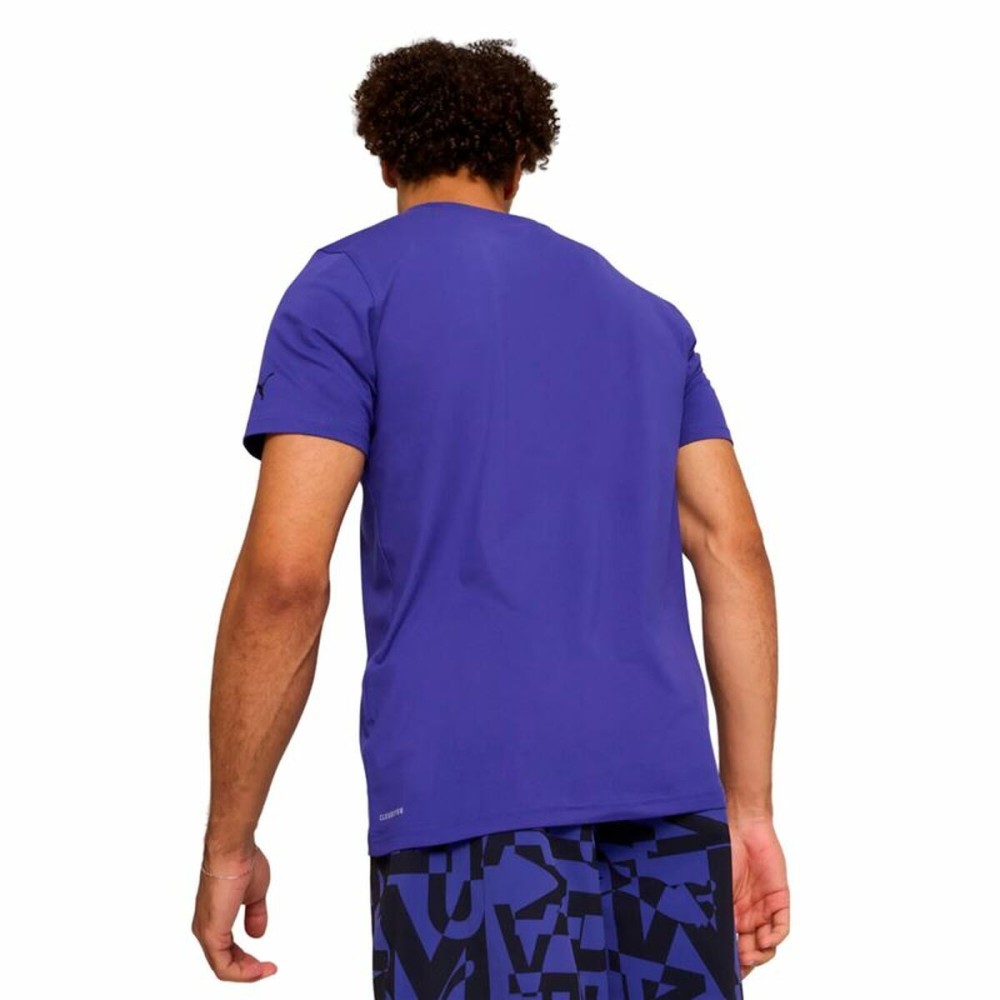 Men’s Short Sleeve T-Shirt Puma Energy Cloudspun Blue