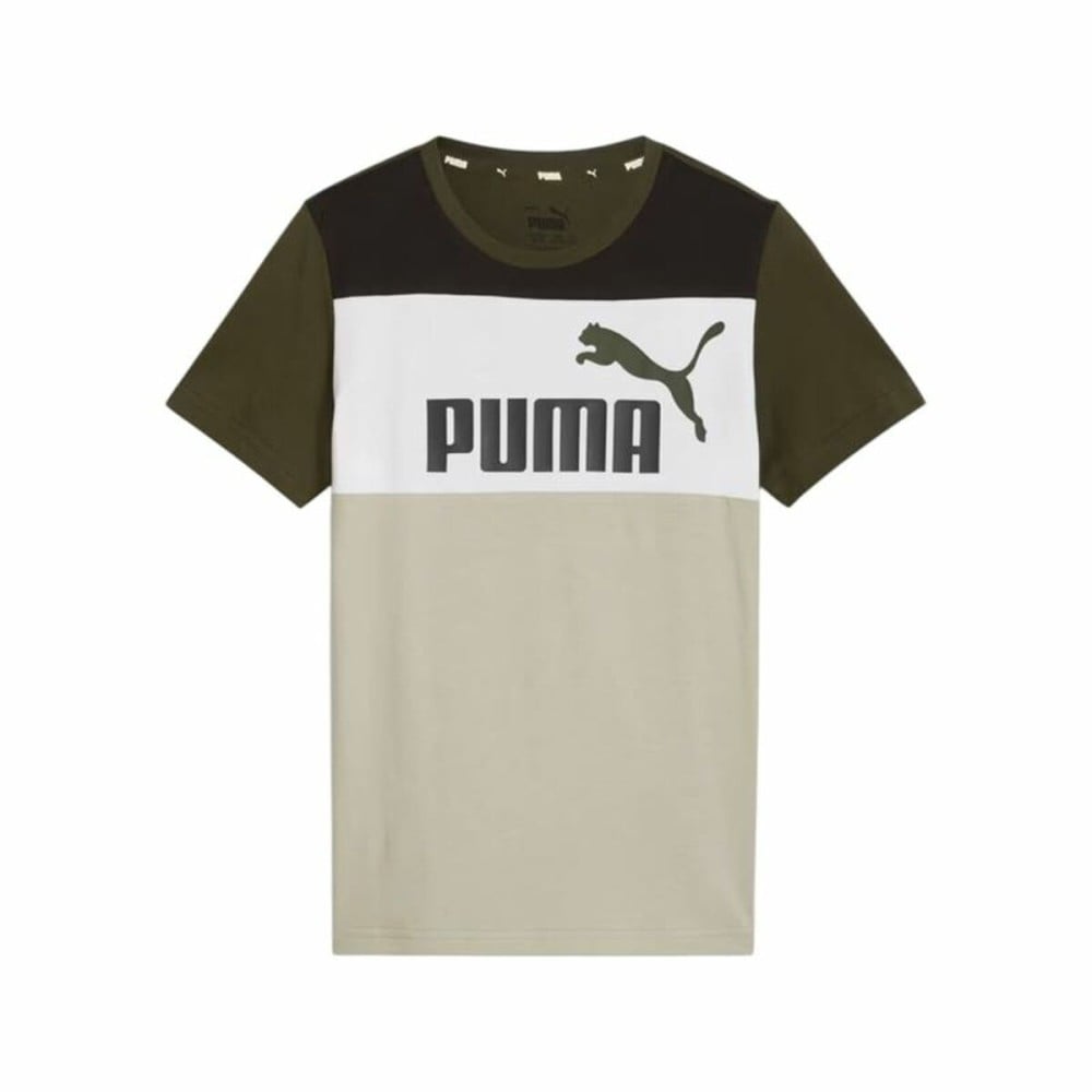 Kurzarm-T-Shirt für Kinder Puma Ess Block