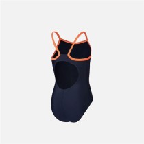 Maillot de Bain Fille Speedo Plastisol Placement Orange