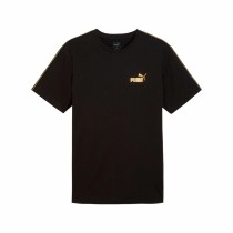 Men’s Short Sleeve T-Shirt Puma Ess Tape Minimal Gold