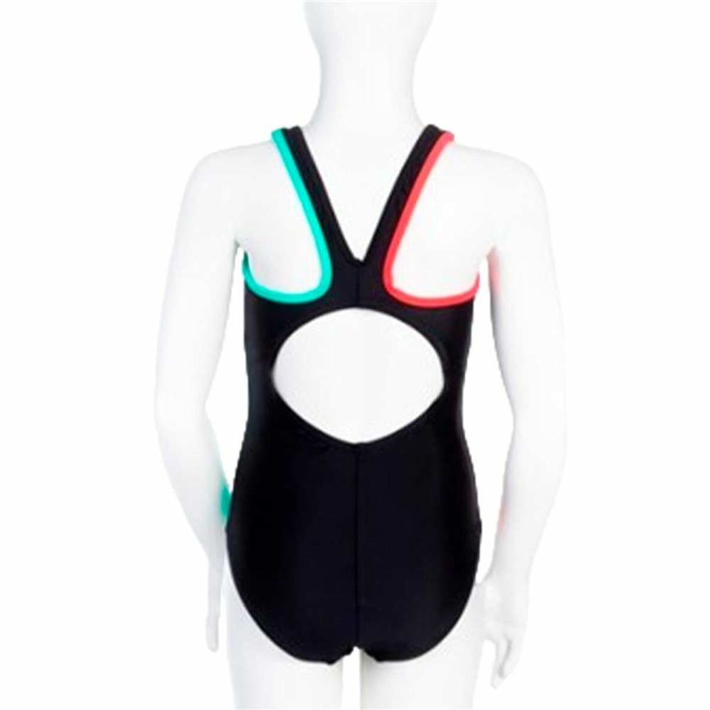 Maillot de Bain Fille Aquarapid Costume Noir