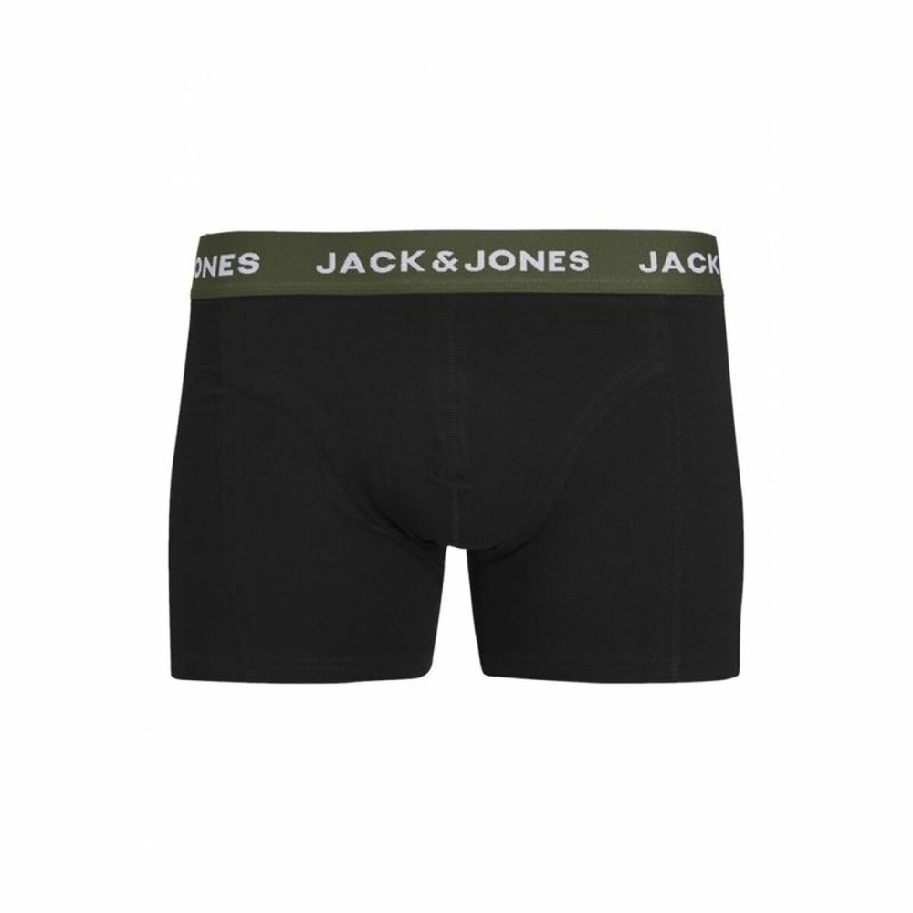 Boxer pour homme Jack & Jones Jacaron Solid Trunks Noir