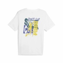 Men’s Short Sleeve T-Shirt Puma Graphics Puma Sports Club White