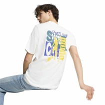 Men’s Short Sleeve T-Shirt Puma Graphics Puma Sports Club White