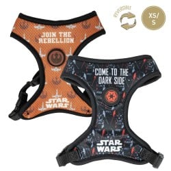 Harnais pour Chien Star Wars Réversible Noir XS