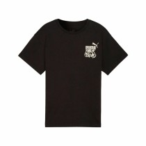 Kurzarm-T-Shirt für Kinder Puma Essenntials+ Mid 90S Graphic Schwarz