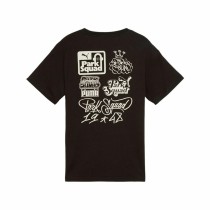 Kurzarm-T-Shirt für Kinder Puma Essenntials+ Mid 90S Graphic Schwarz