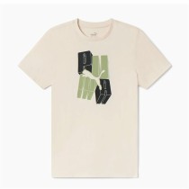 Kurzarm-T-Shirt für Kinder Puma Essentials+ Graphic Beige