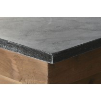 Kitchen furniture Home ESPRIT Black Natural 120 x 75 x 90 cm