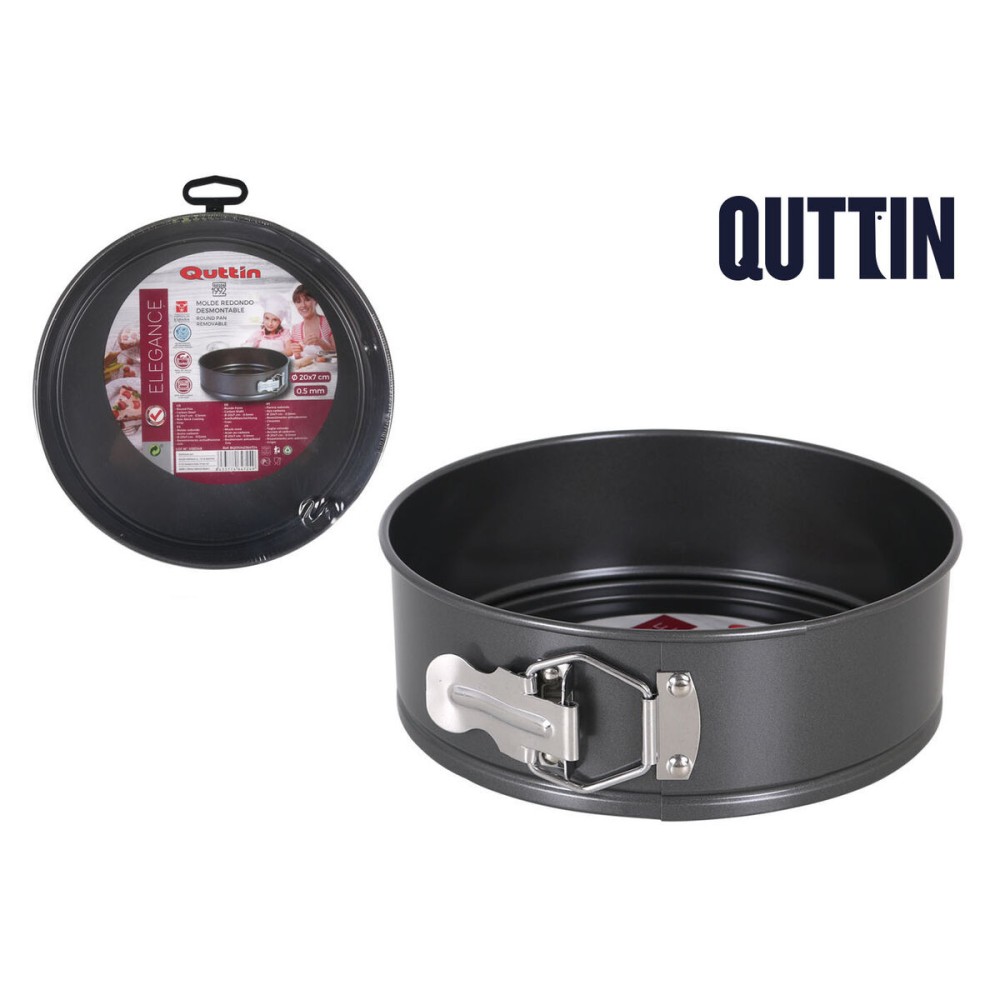 Springform Pan Quttin 20 x 6,8 x cm (12 Units)
