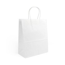 Papiertaschen Algon Weiß 32 x 12 x 40 cm 3 Stücke (24 Stück)