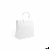Sac en papier Algon Blanc 26 x 17 x 26 cm 3 Pièces (24 Unités)