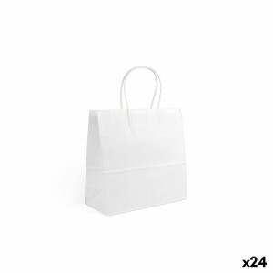 Papiertaschen Algon Weiß 26 x 17 x 26 cm 3 Stücke (24 Stück)