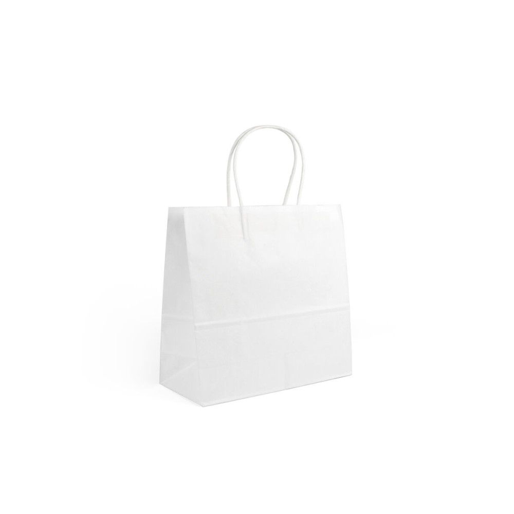 Papiertaschen Algon Weiß 26 x 17 x 26 cm 3 Stücke (24 Stück)
