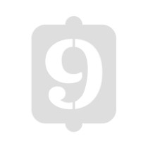 Gabarit de gâteau Algon Numéro 9 36 Unités