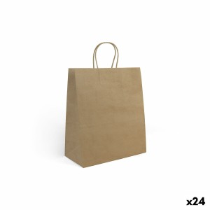 Papiertaschen Algon Kraft 26 x 14 x 31 cm 3 Stücke (24 Stück)