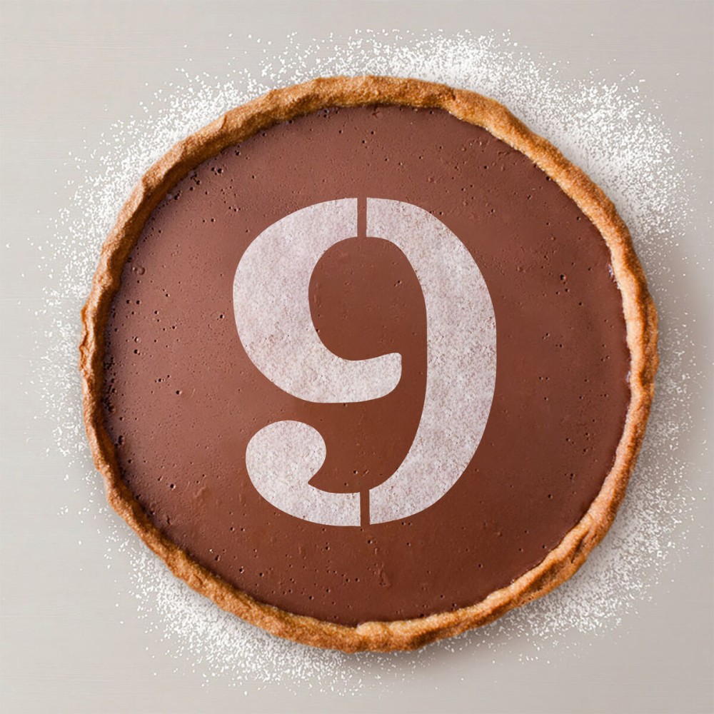 Kuchen Vorlage Algon Zahle 9 36 Stück