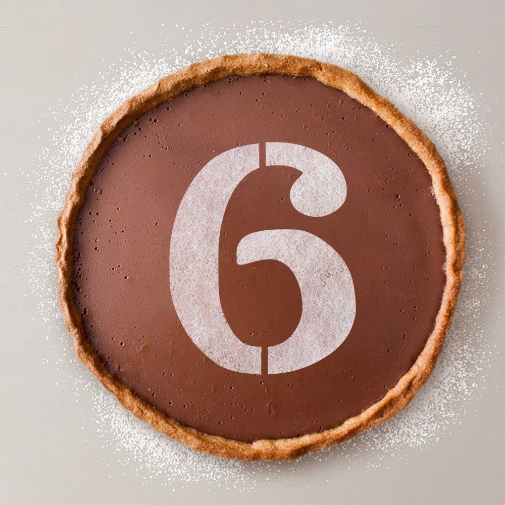 Kuchen Vorlage Algon Zahle 6 36 Stück