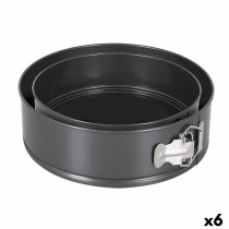 Kuchenspringform Quttin Schwarz 20 x 6,8+24 x 7 cm 2 Stücke (6 Stück)