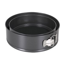 Kuchenspringform Quttin Schwarz 20 x 6,8+24 x 7 cm 2 Stücke (6 Stück)