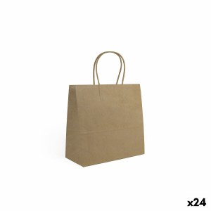 Papiertaschen Algon Kraft 26 x 17 x 26 cm 3 Stücke (24 Stück)