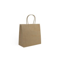 Papiertaschen Algon Kraft 26 x 17 x 26 cm 3 Stücke (24 Stück)