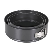 Kuchenspringform Quttin Schwarz 24 x 7+28 x 6,8 cm 3 Stücke (6 Stück)
