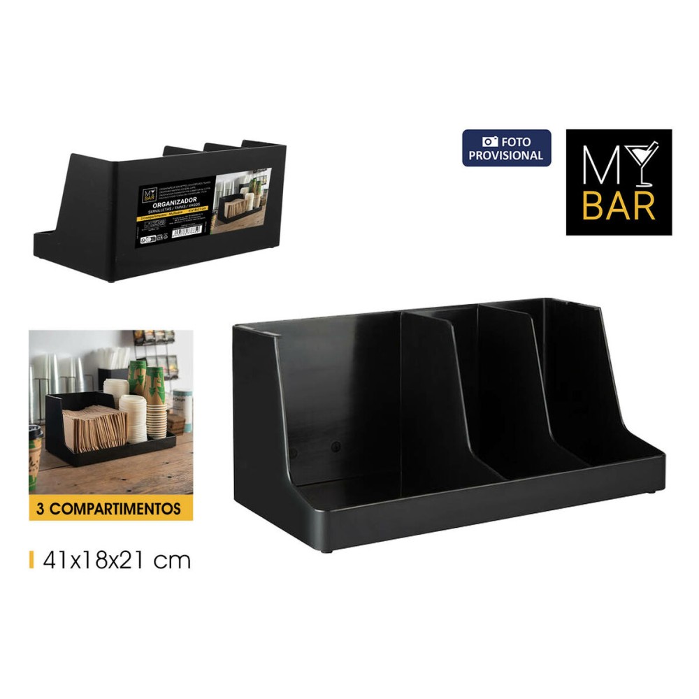 Support pour Ustensiles de Cuisine My Bar 41 x 18 x 21 cm (6 Unités)