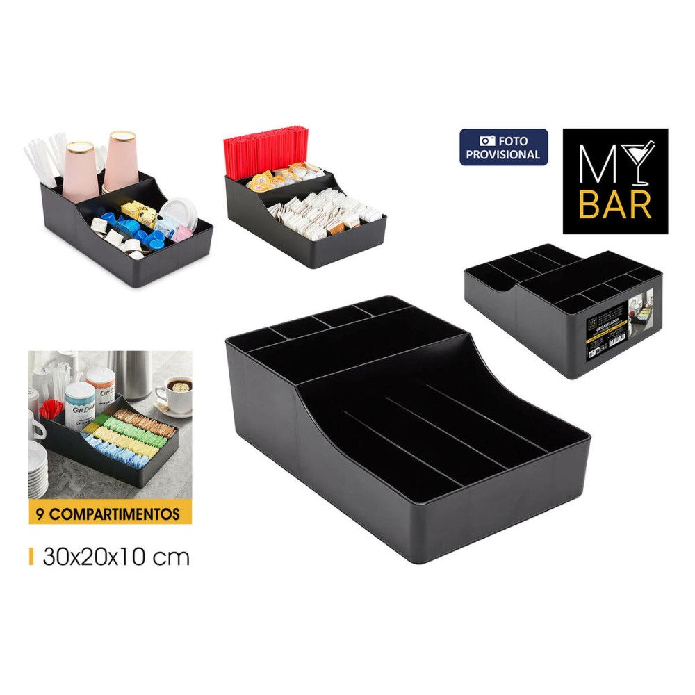 Support pour Ustensiles de Cuisine My Bar 30 x 20 x 10 cm (6 Unités)