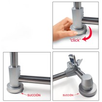 Support à jambon cru Quttin INOX 50 x 22 x 32 cm (4 Unités)