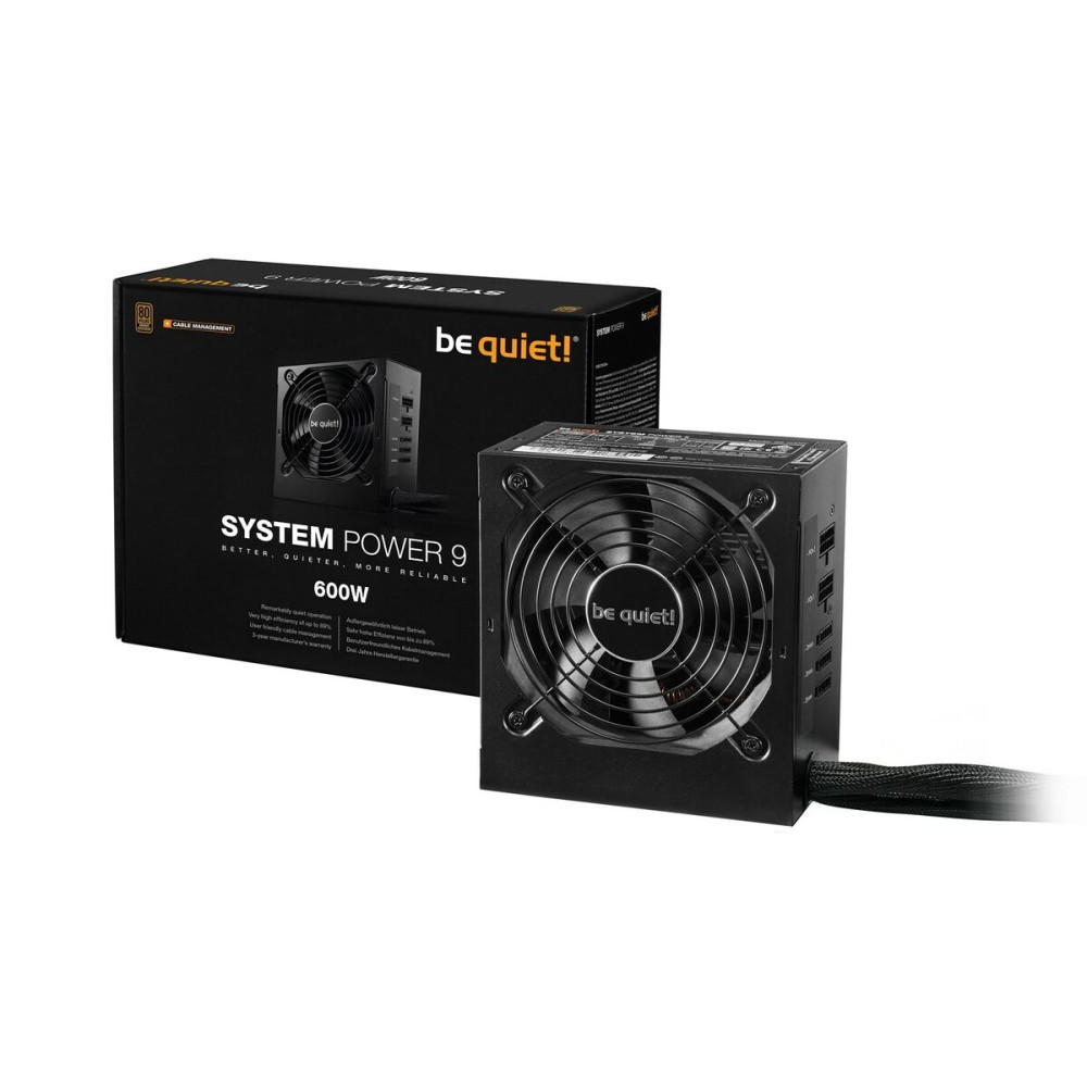 Power supply Be Quiet! System Power 9 600 W 80 Plus Bronze TÜV CE Semi-modular ATX