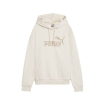 Sweat à capuche femme Puma Essentials+ Animal Fl Blanc