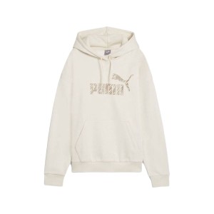 Women’s Hoodie Puma Essentials+ Animal Fl White