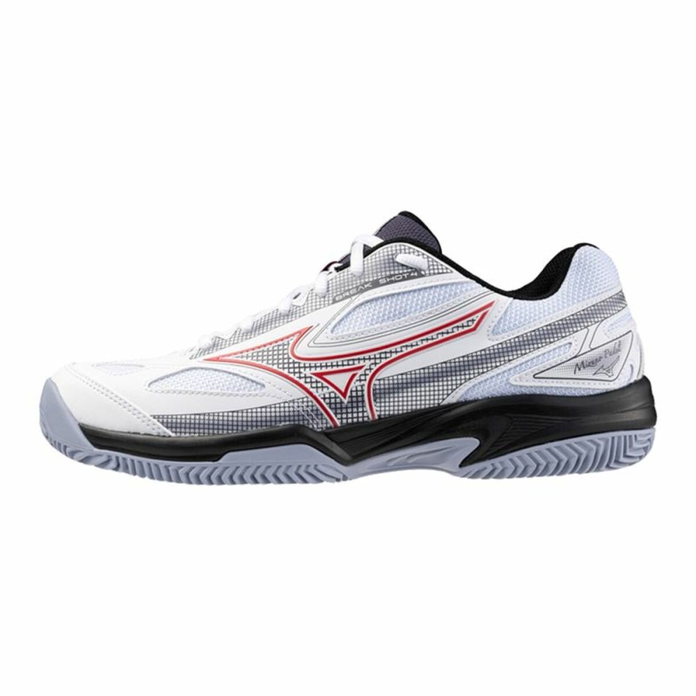 Padel-Sportschuhe für Erwachsene Mizuno Break Shot 4 Weiß