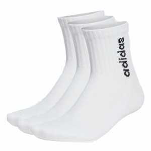 Chaussettes de Sport Adidas C Lin Vertic 3P Blanc 46-48