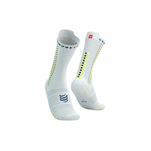Sports Socks Compressport Pro Racing v4.0 White 35-38