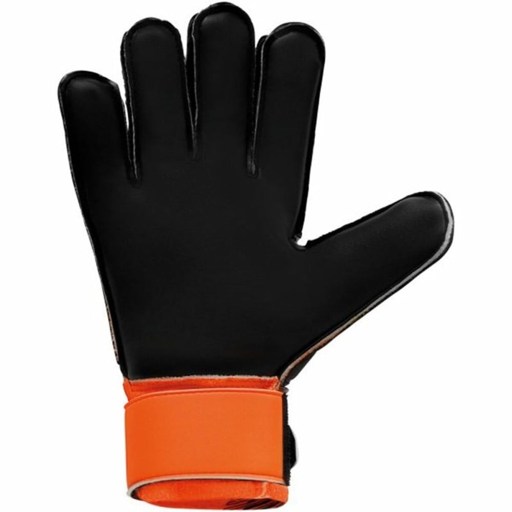 Goalkeeper Gloves Uhlsport Starter Resist+ Fluo Black Adults