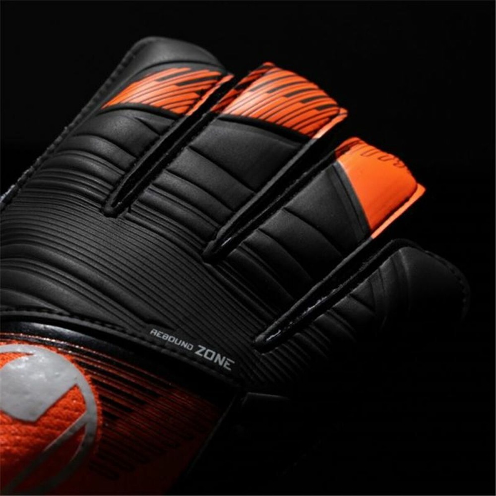 Goalkeeper Gloves Uhlsport Starter Resist+ Fluo Black Adults