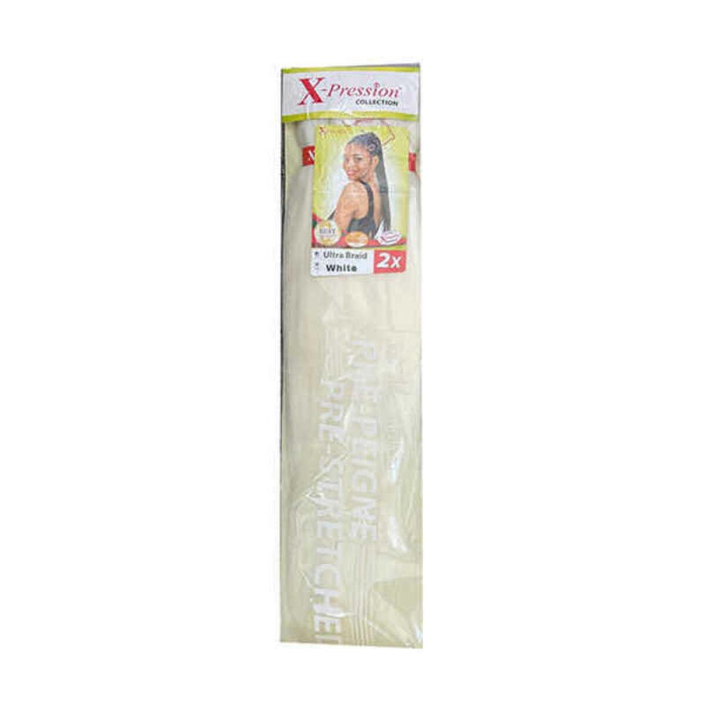 Extensions pour les Cheveux X-Pression Blanc 