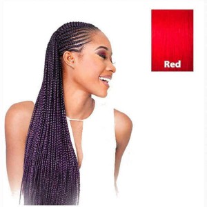 Extensions pour les Cheveux X-Pression 208,28 cm Rouge pelo sintetico