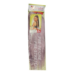 Extensions pour les Cheveux X-Pression Pre Peigne Lila 2 Unités