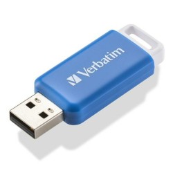 Clé USB Verbatim V DataBar Bleu Noir 64 GB