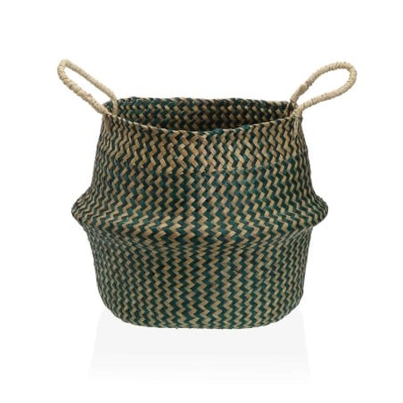 Panier décoratif Versa Vert Algues marines Ø 28 cm