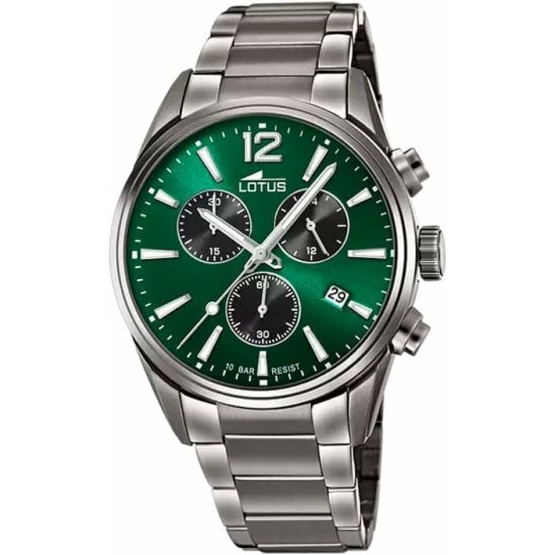 Men's Watch Lotus 18682/4 Green Silver