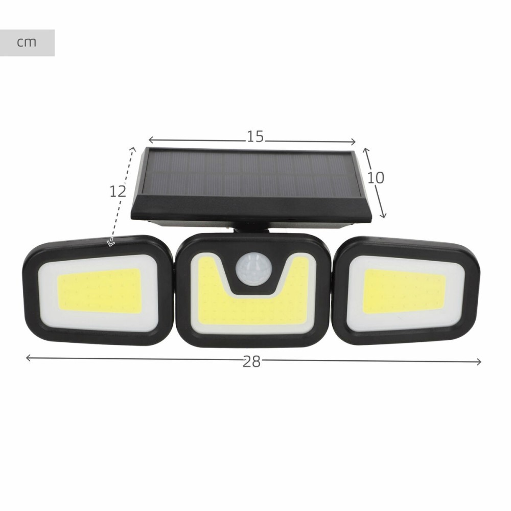 Solar-powered spotlight Aktive 28 x 9 x 12 cm (4 Units)